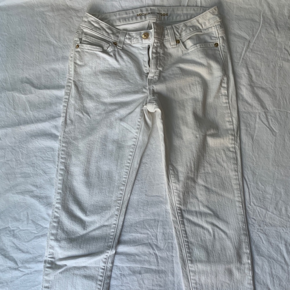 Michael Kors White Skinny Jeans